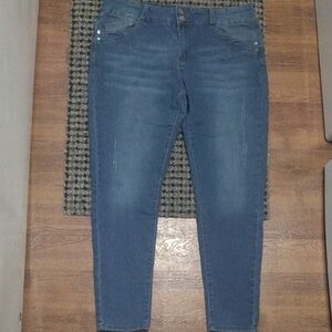 Stylish Blue Ankle-Length Women's Jeans
